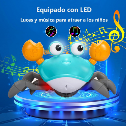 ¡Transforma el aprendizaje y la diversión de tu bebé con el Cangrejo Interactivo Musical!